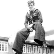 CFB Esquimalt Naval and Military Museum - Articles - A Sailors Life - The Kit Muster - Sailor In Uniform c1920s - VR1999.758.32