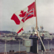 CFB Esquimalt Naval and Military Museum - Articles - Service Matters - Erecting Canadian Flag