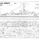 CFB Esquimalt Naval and Military Museum - Projects - Ship Plans - River Class Frigate - HMS Spey - GA - 1941