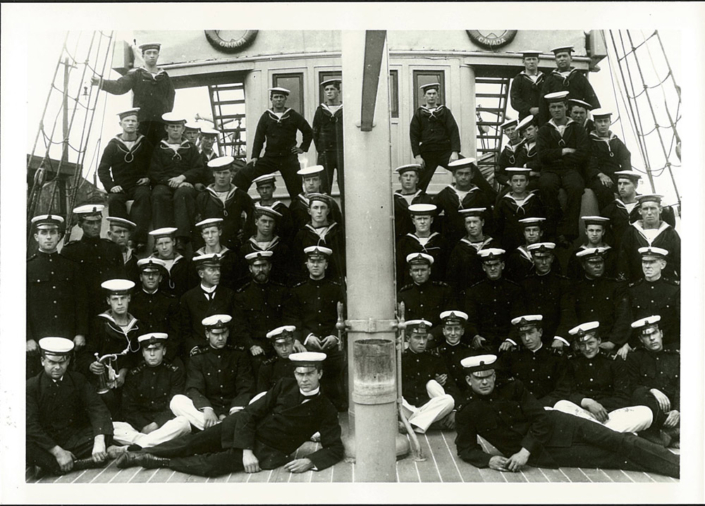 L'équipage du navire du gouvernement canadien Ship Canada circa1910