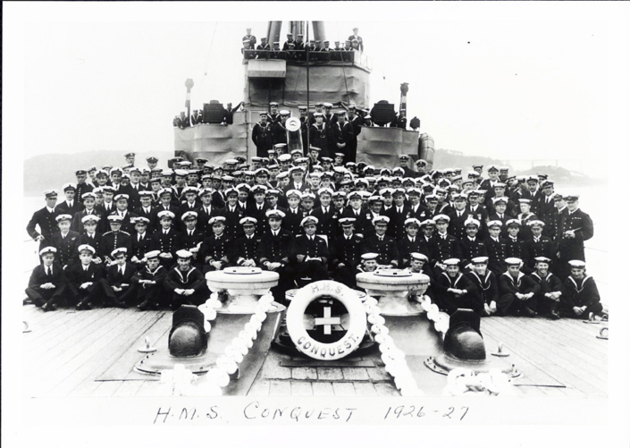 Le capitaine de corvette Brodeur est nommé au HMS Conquest 1925